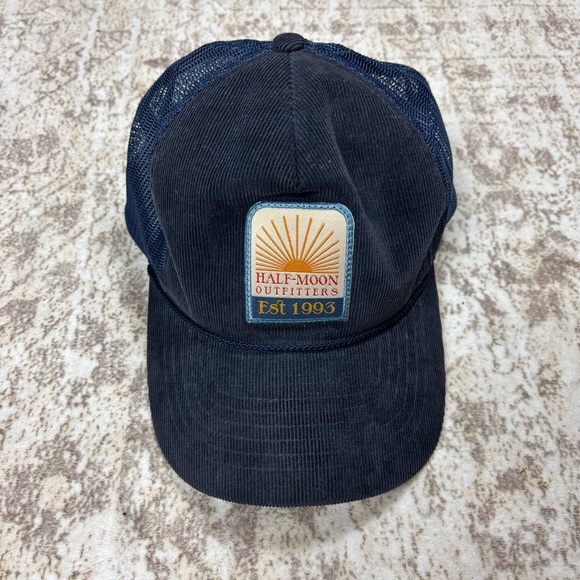 Half Moon Outfitters Corduroy Trucker Hat with Sunshine Patch - Picture 2 of 6